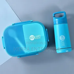 Lunch Box With Water Bottle Set