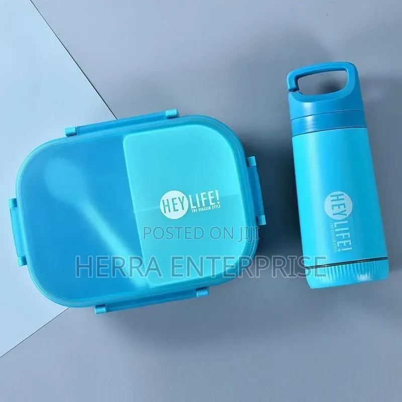 Lunch Box With Water Bottle Set