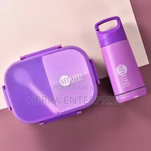 Lunch Box With Water Bottle Set