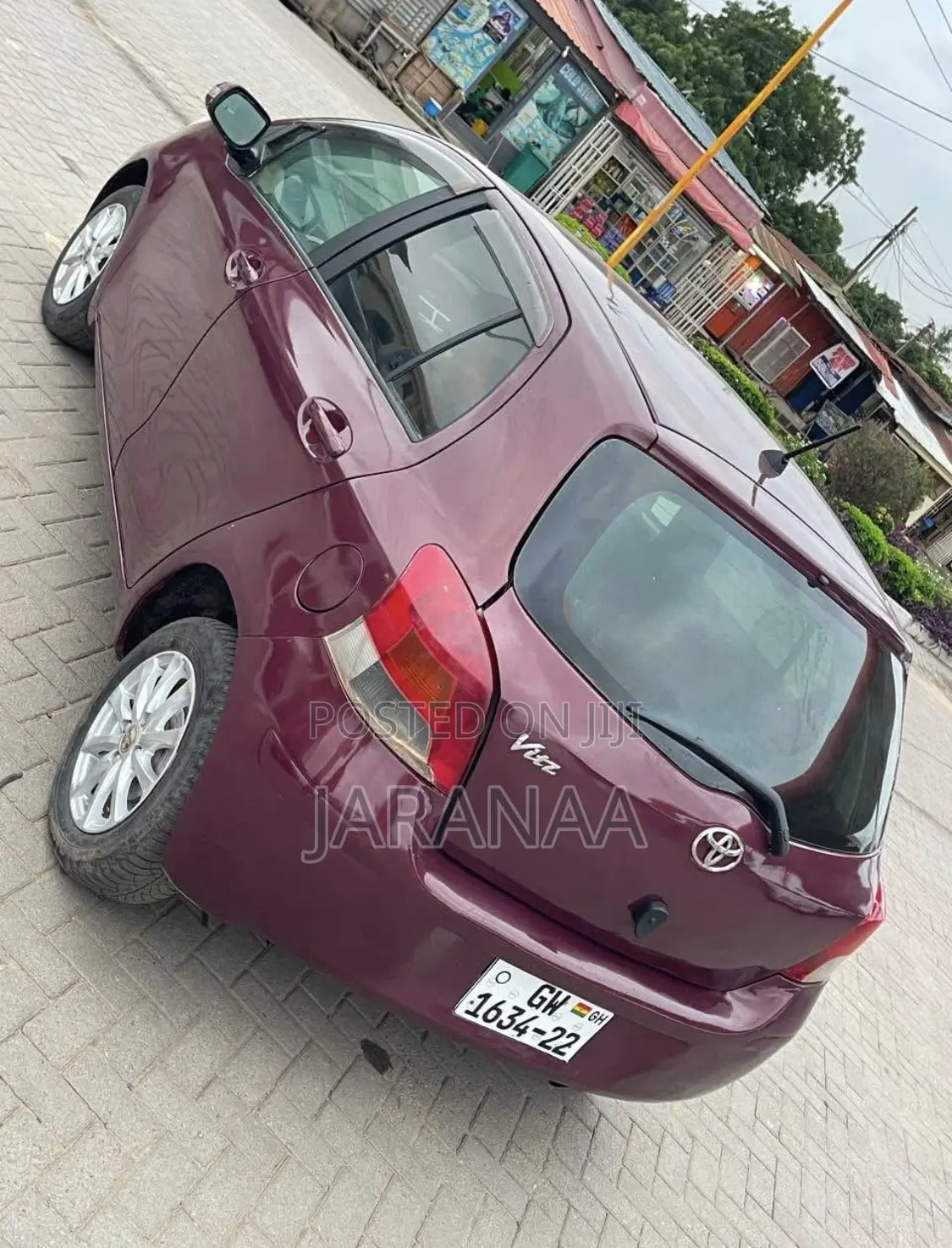 Toyota Vitz 1.3 AWD 5dr 2008 Burgundy