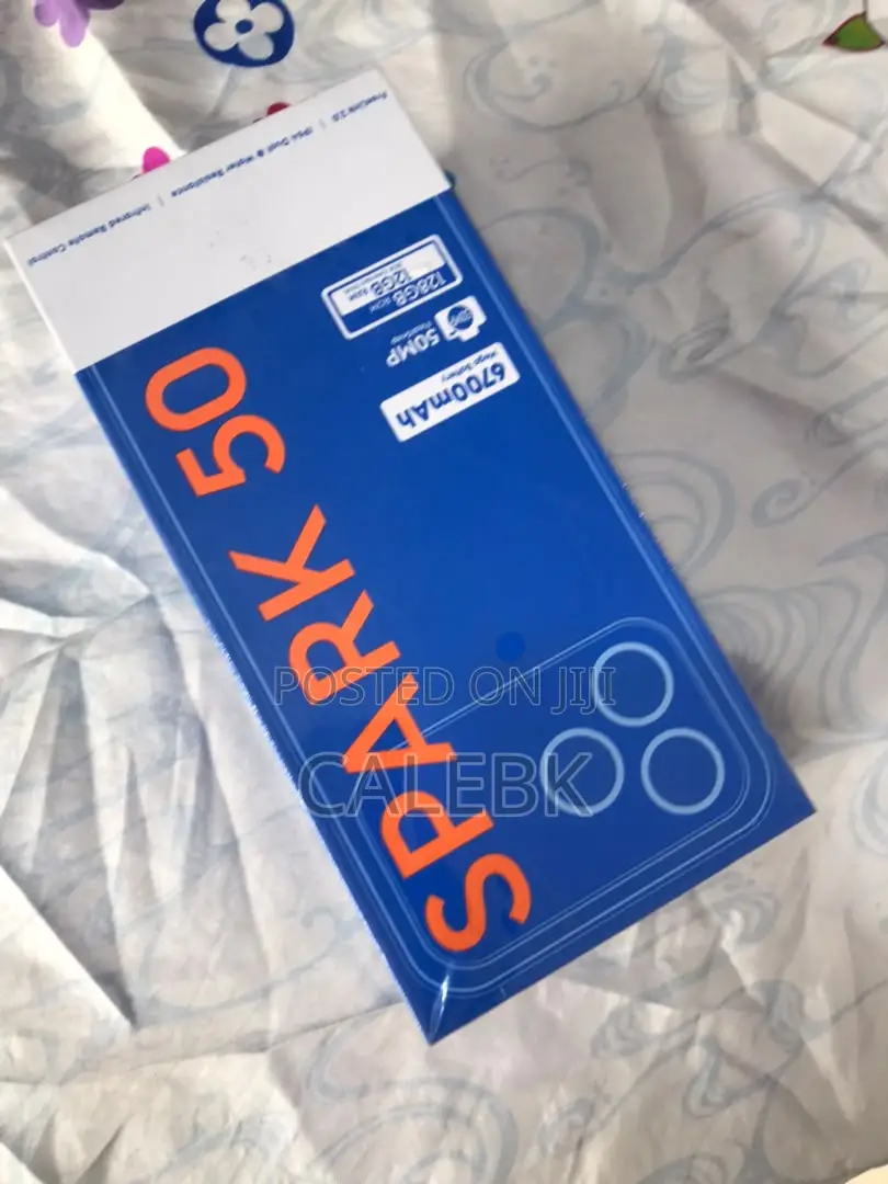 New Tecno Spark 50 128 GB Black