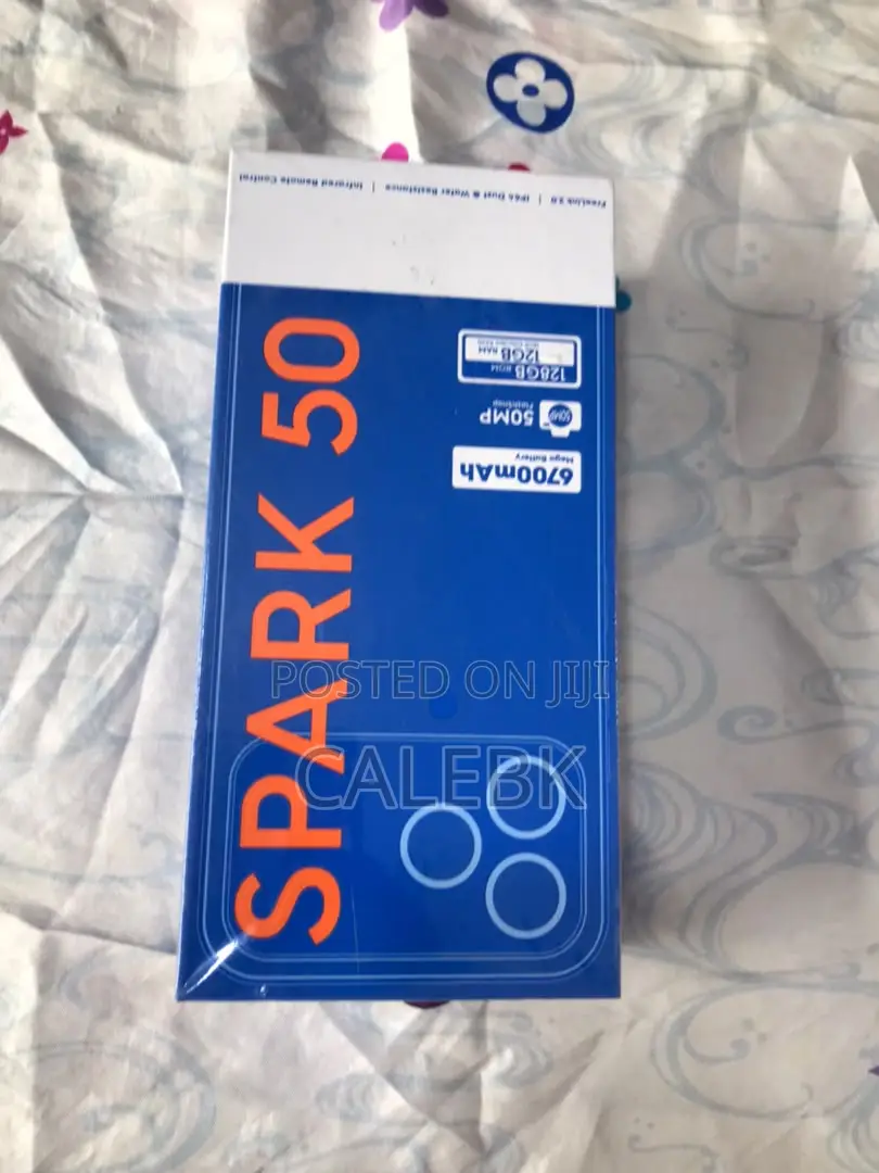New Tecno Spark 50 128 GB Black