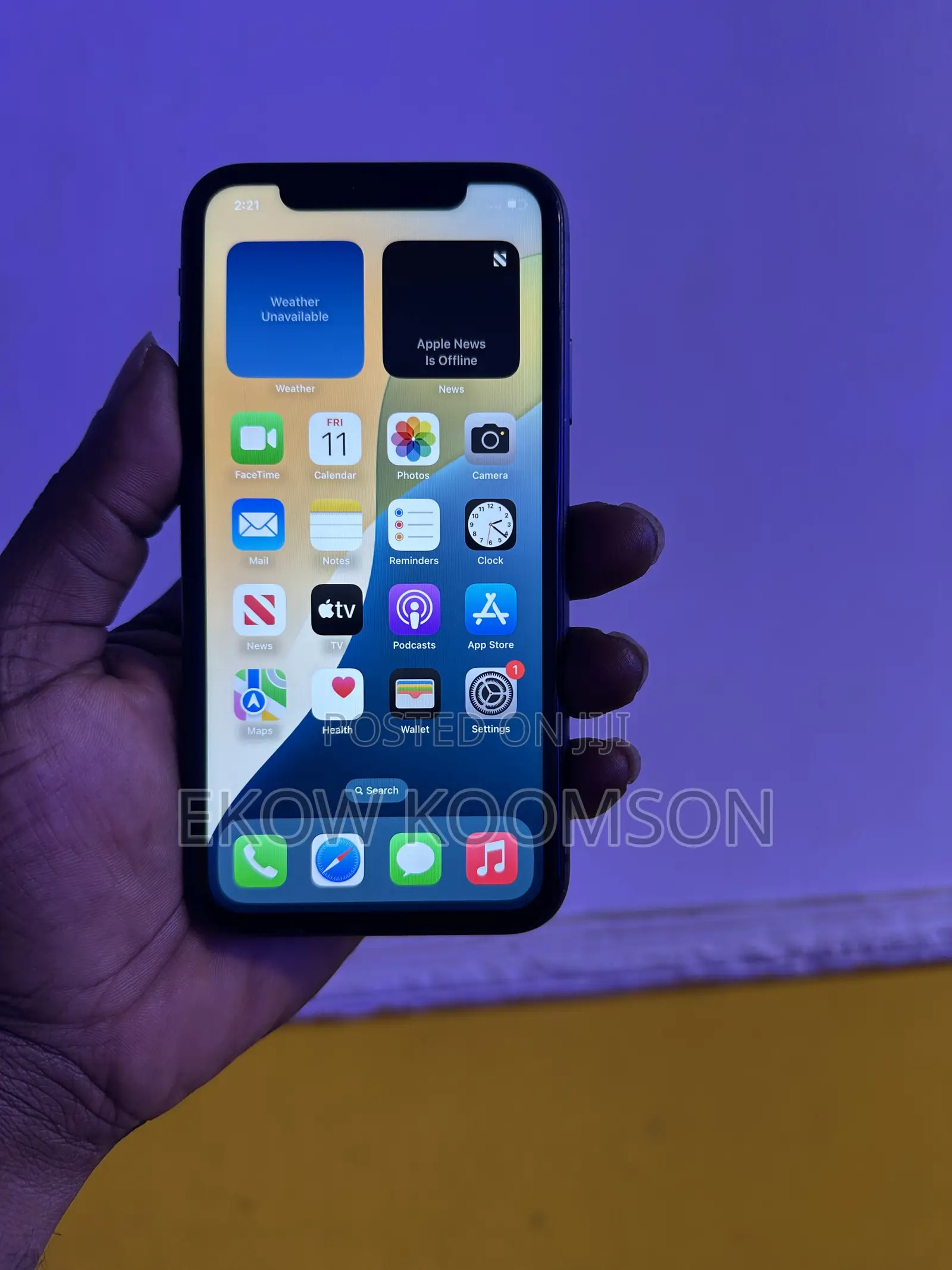Apple iPhone 11 64 GB Black