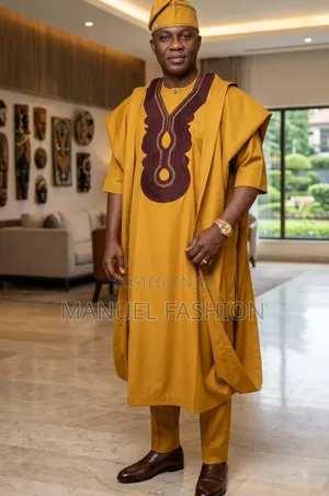 Men's Agbada White