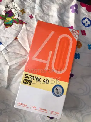 New Tecno Spark 40 Pro 256 GB Black