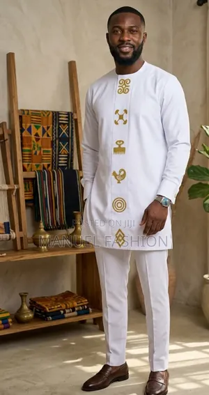 Men's White Kaftan