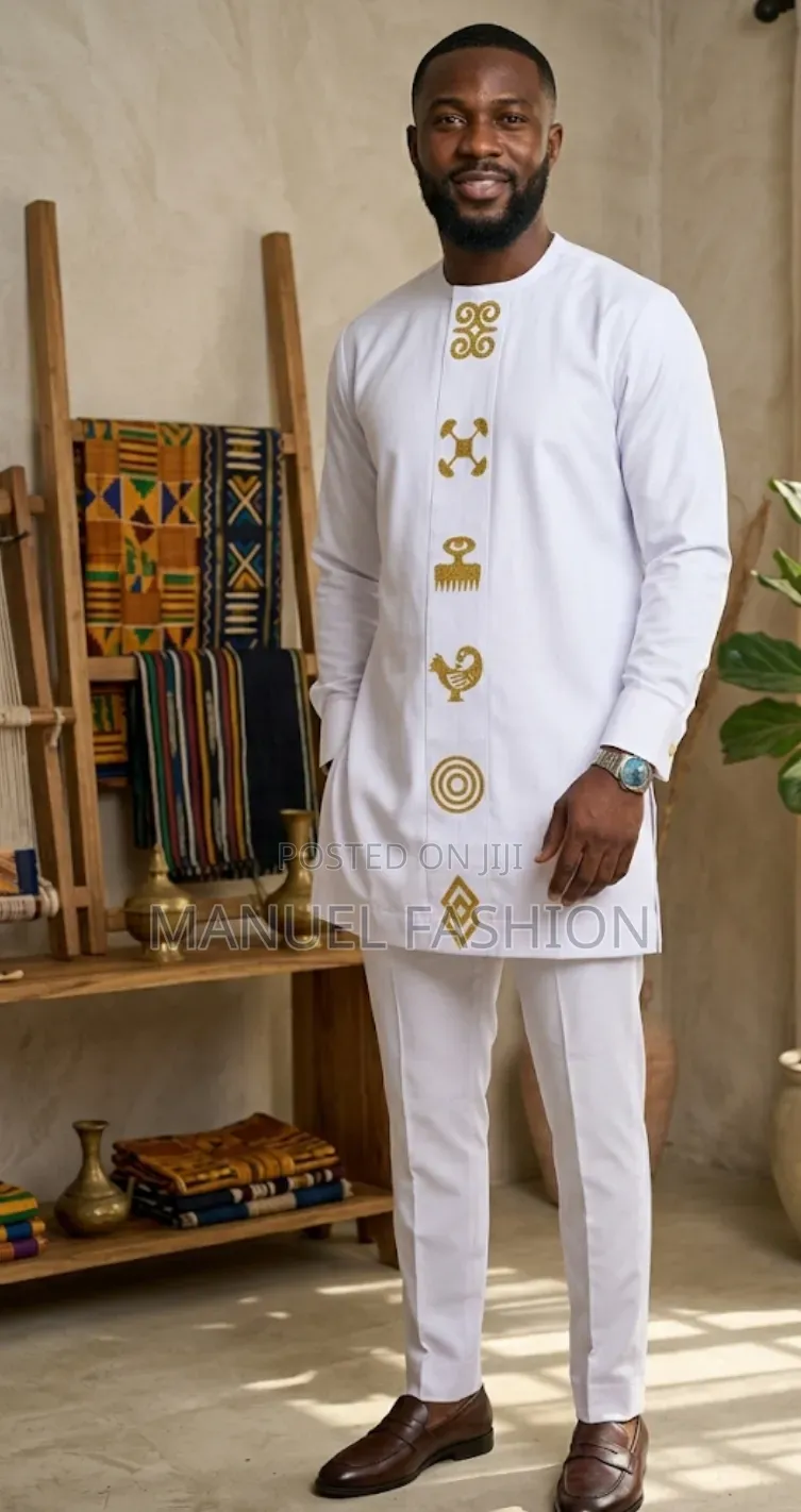 Men's White Kaftan