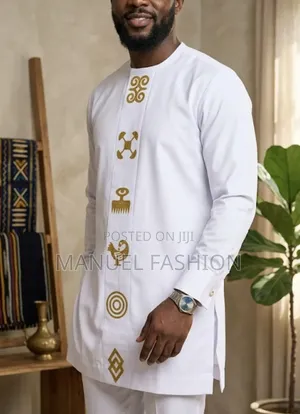Men's White Kaftan
