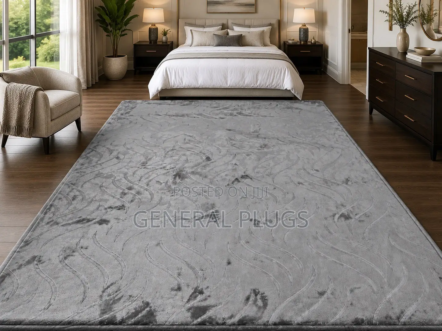 Modern Wave Design Fluffy Velvet Biggest Size (200x300cm)