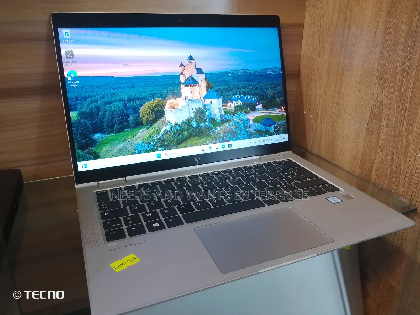 New Laptop HP EliteBook 1030 8GB Intel Core i5 SSD 256GB