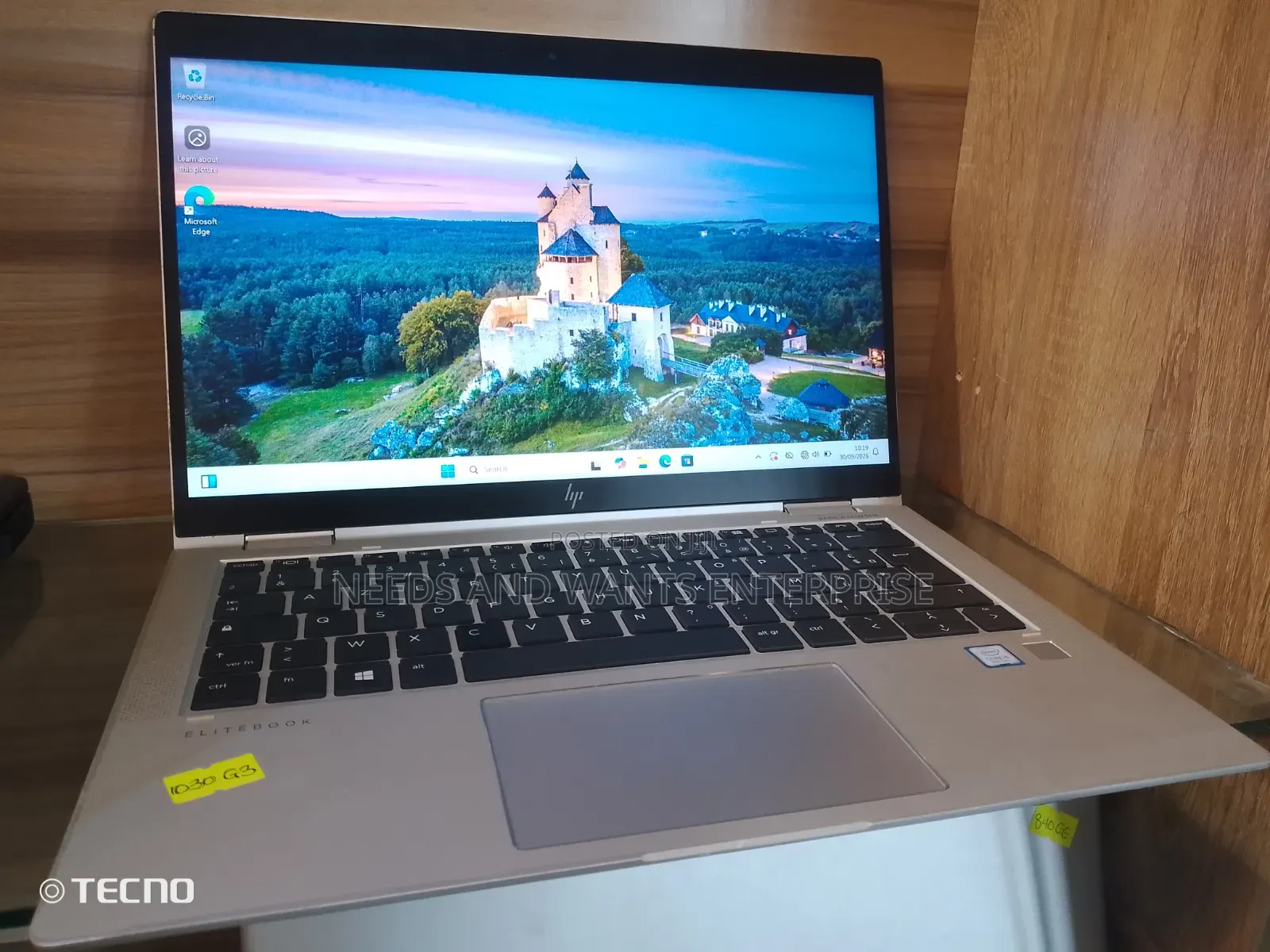 New Laptop HP EliteBook 1030 8GB Intel Core i5 SSD 256GB
