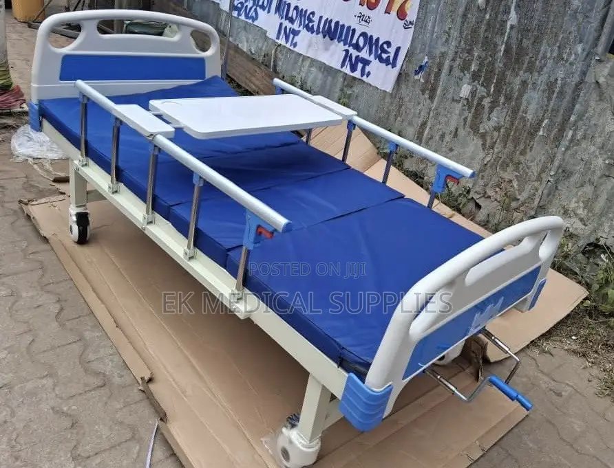 Hospital Bed With Mattress (2 Crank)
