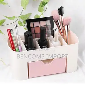Multifunctional Cosmetic Storage Organizer Box With Drawer