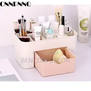 Multifunctional Cosmetic Storage Organizer Box With Drawer