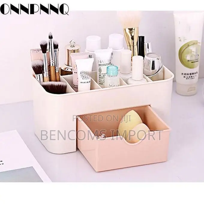 Multifunctional Cosmetic Storage Organizer Box With Drawer