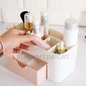 Multifunctional Cosmetic Storage Organizer Box With Drawer
