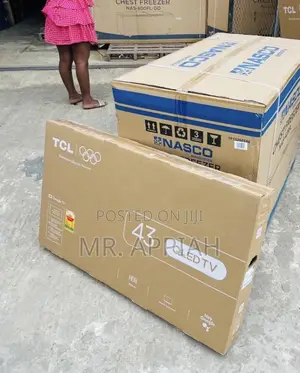 Classic TCL 43Inch Uhd 2k Smart Television(Black)Remote Control 