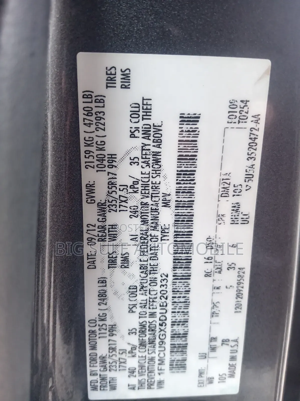 Ford Escape 2015 Silver