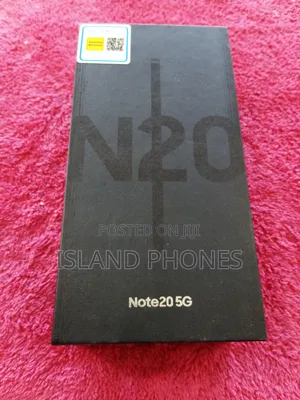 New Samsung Galaxy Note 20 256 GB Black