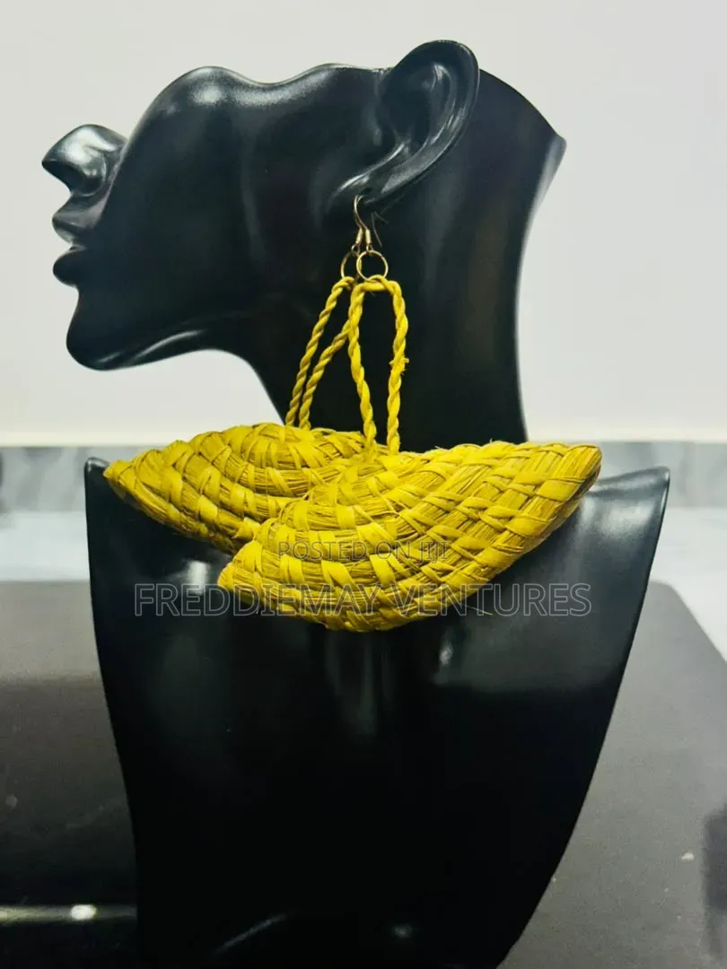 Raffia Earrings