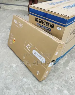 Electric Black TCL 43” Qled 2k Smart TV(Remote Control) 
