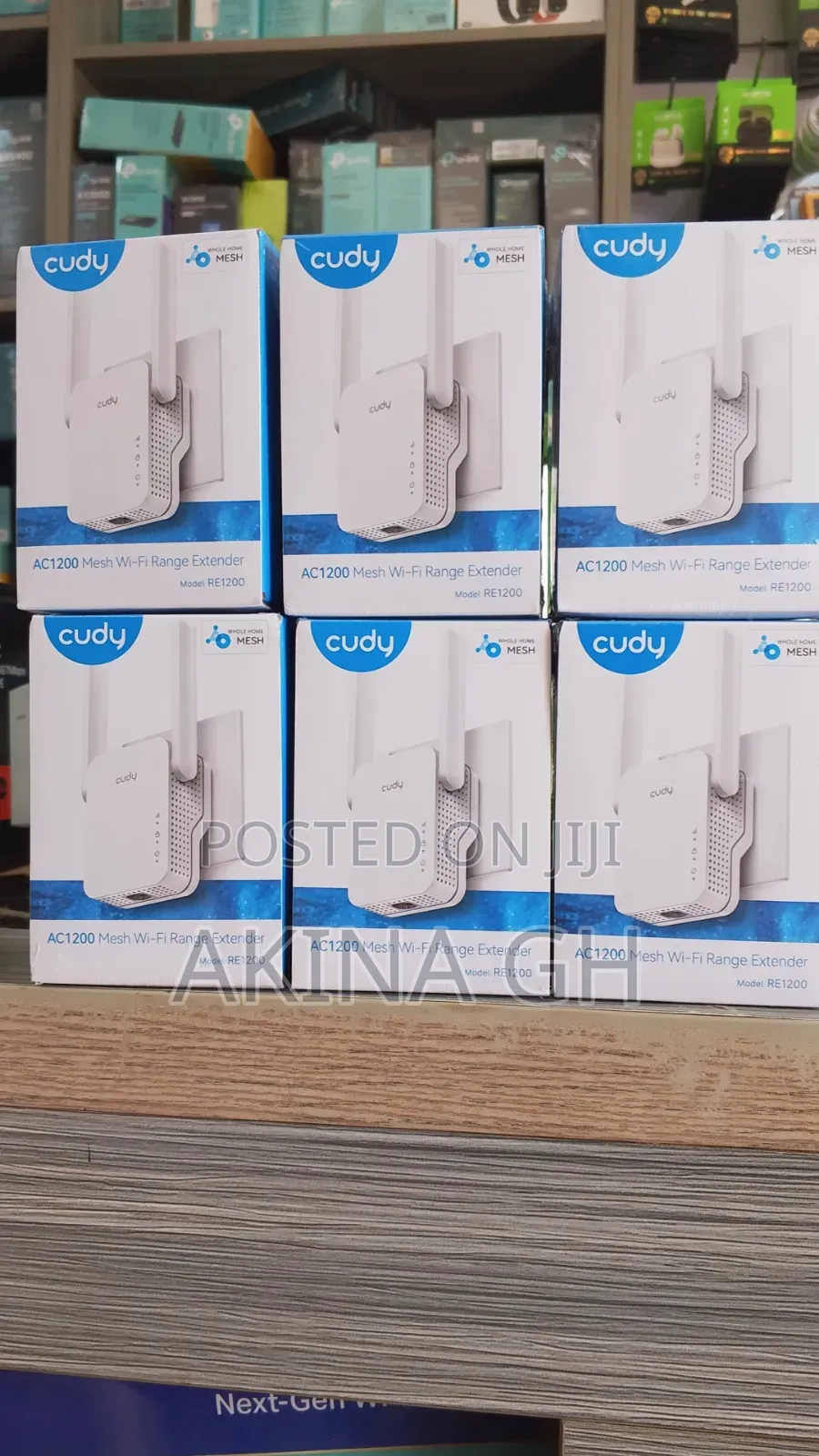 Cudy Whole AC1200 Mesh Wifi Range Extender/Re1200