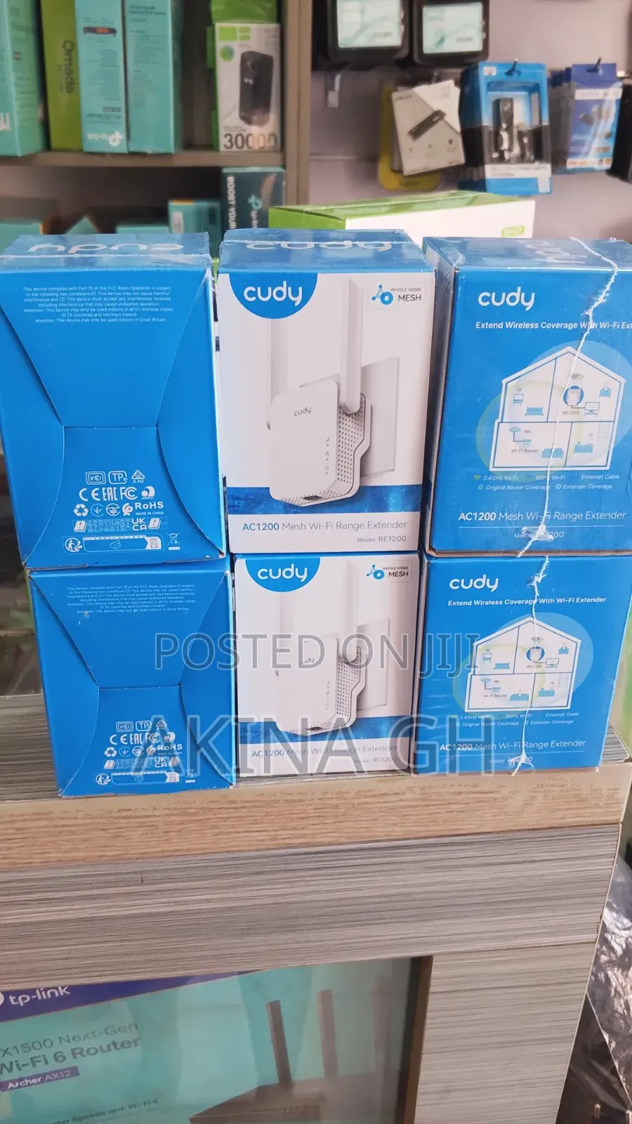 Cudy Whole AC1200 Mesh Wifi Range Extender/Re1200