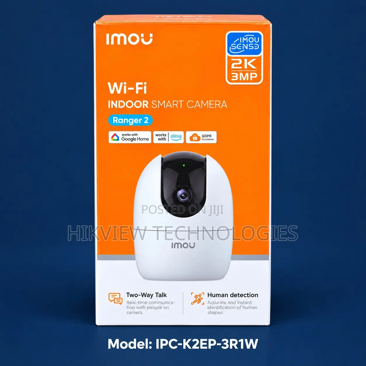IMOU IPC-K2EP-3R1W Ranger 2 3MP Indoor Wi-Fi Security Camera