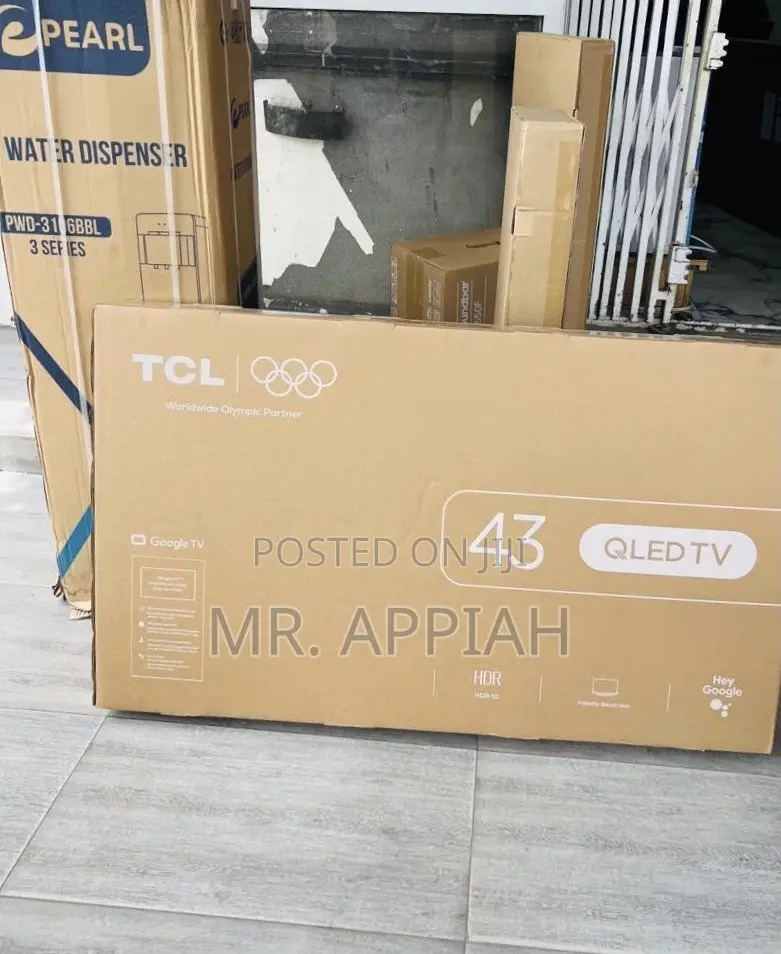 Check Out Classic TCL 43” Qled 4k Smart Screen TV(Black)Remote Control