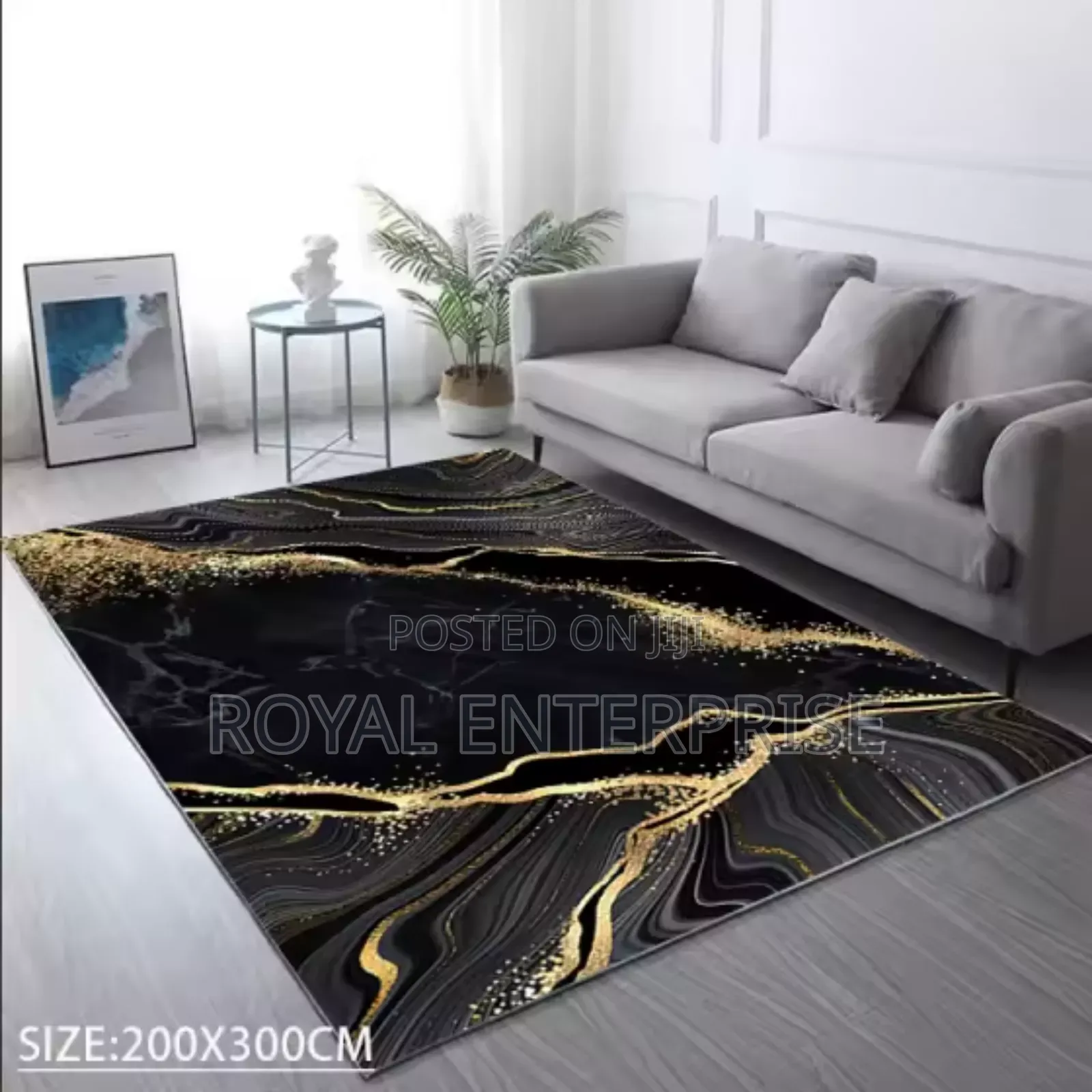 Contemporary 3D Carpet ( 6 by 9 Feet ) Hall Rug