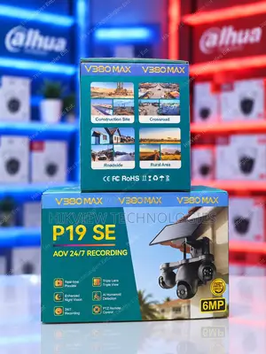 V380 Max P19SE 4G Triple Lens Solar PTZ Camera