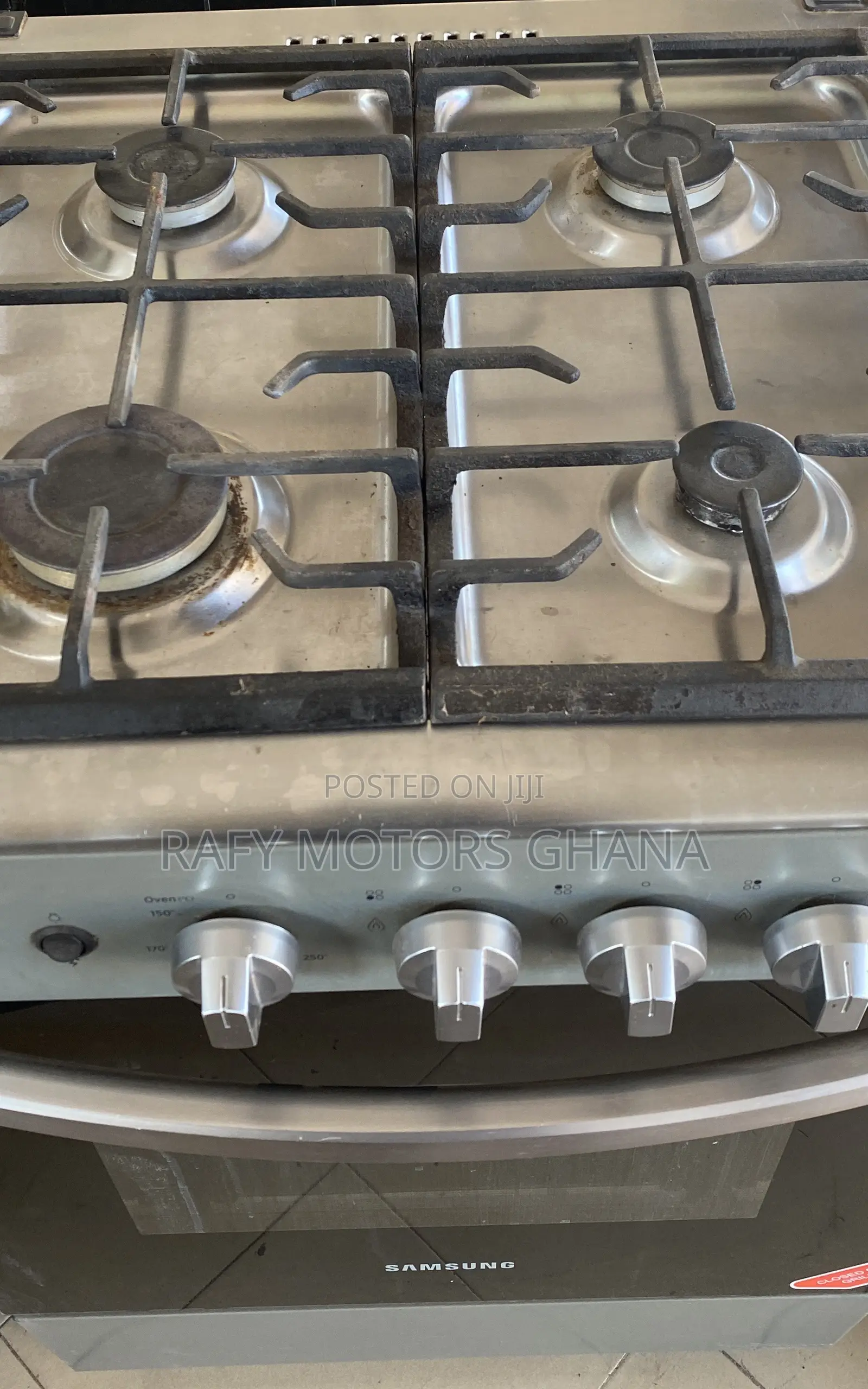 Samsung 4 Burner Gas Cooker With Oven and Grill