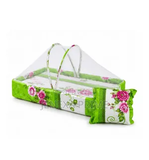Baby Foam Bed Crib With Pillow and Net