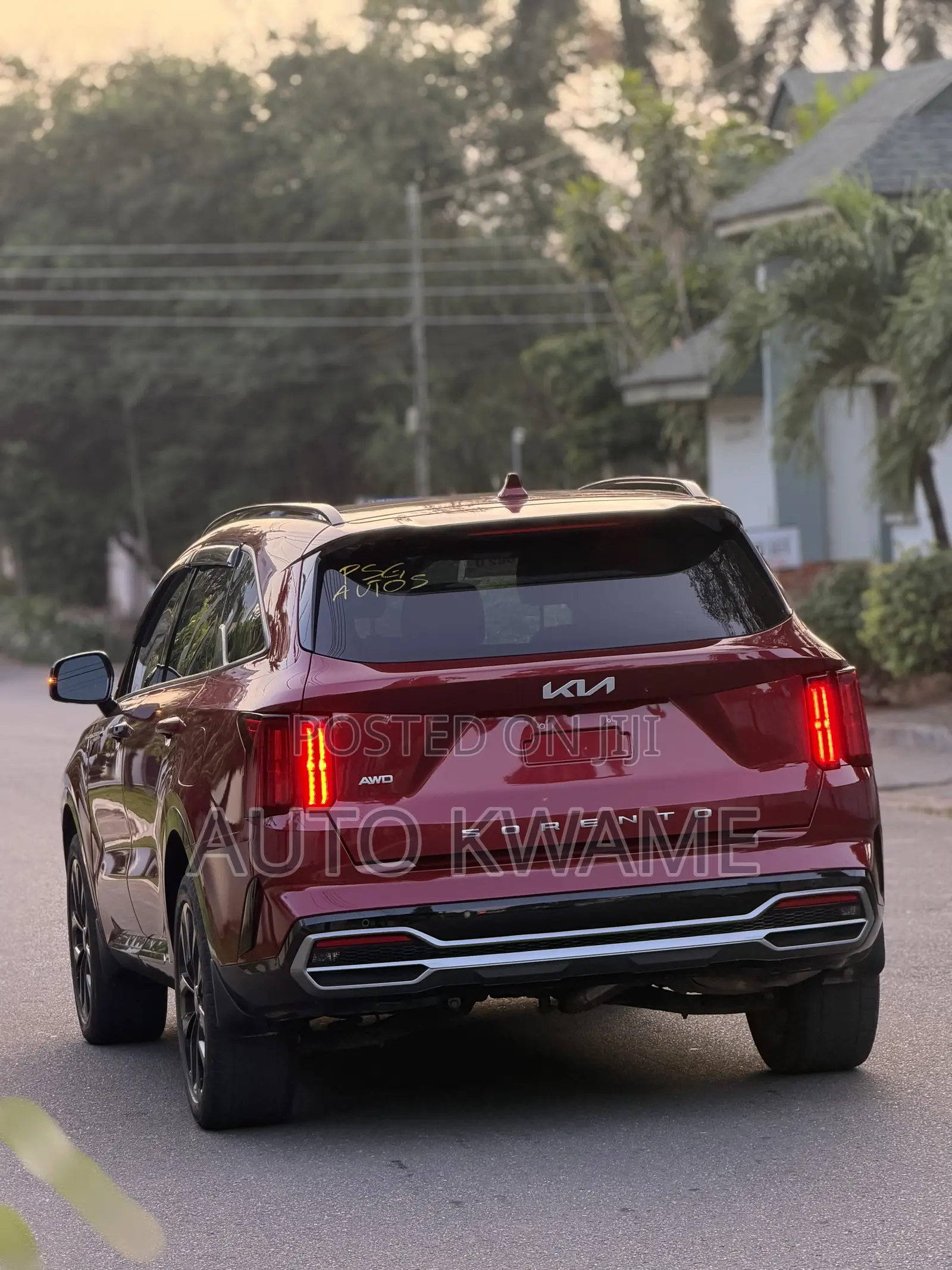 Kia Sorento SX Prestige X-Line 2022 Burgundy