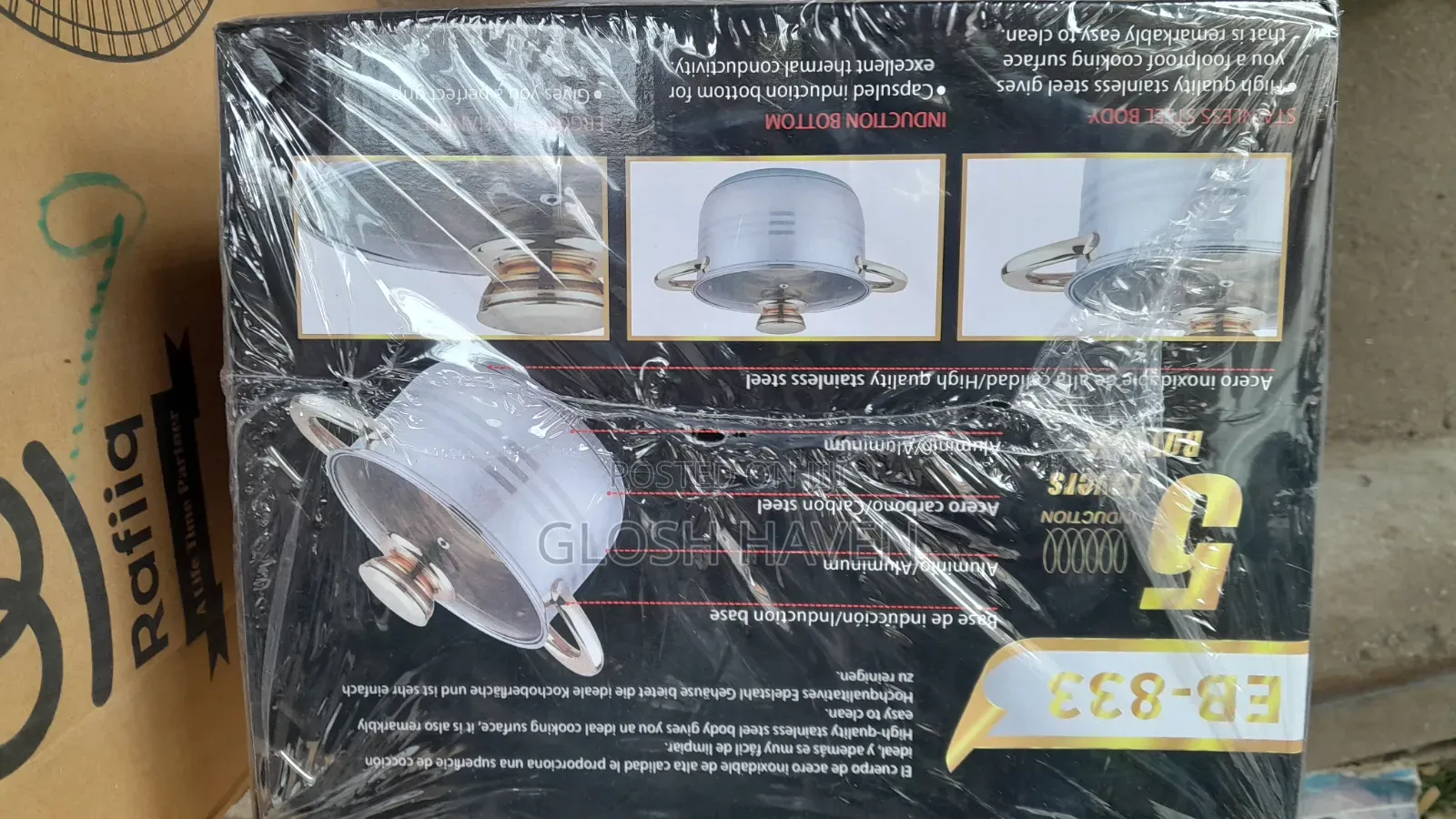 12pcs Stainless Steel Cookware Set