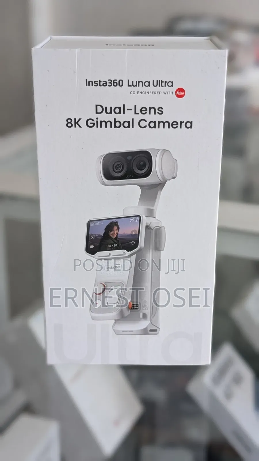 Insta360 Luna Ultra Dual-Lens 8k Gimbal Camera