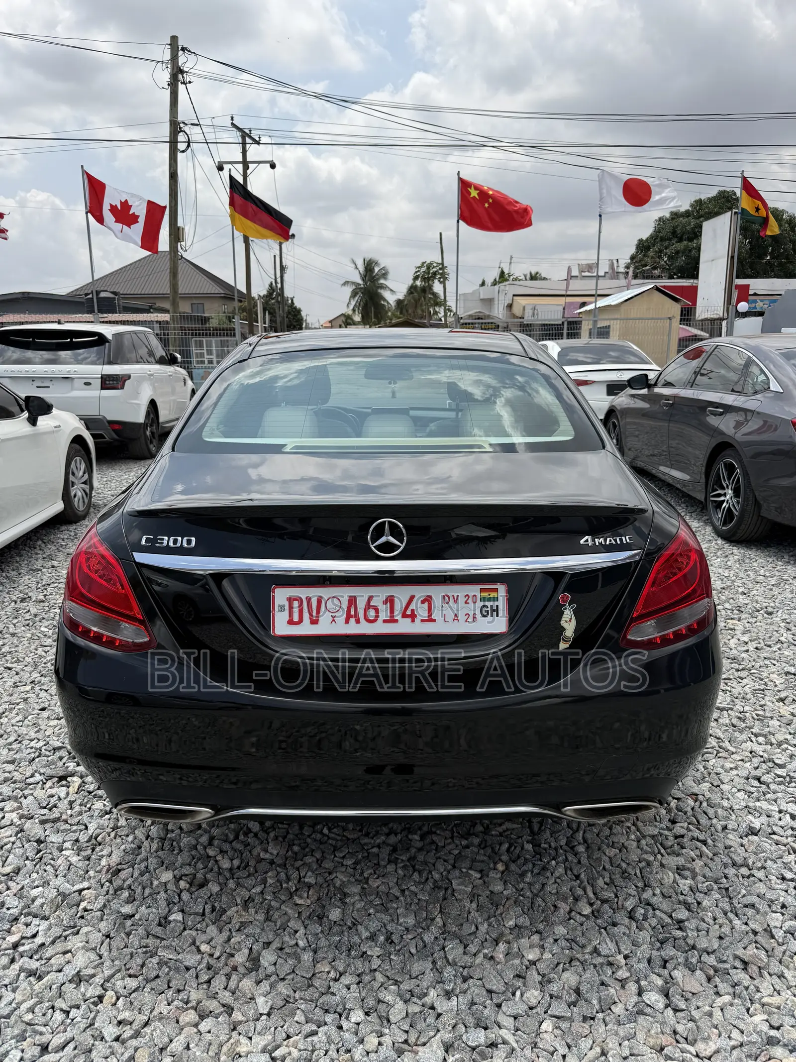 Mercedes-Benz C300 Luxury 4Matic Sedan AWD (2.0L 4cyl 7A) 2016 Black