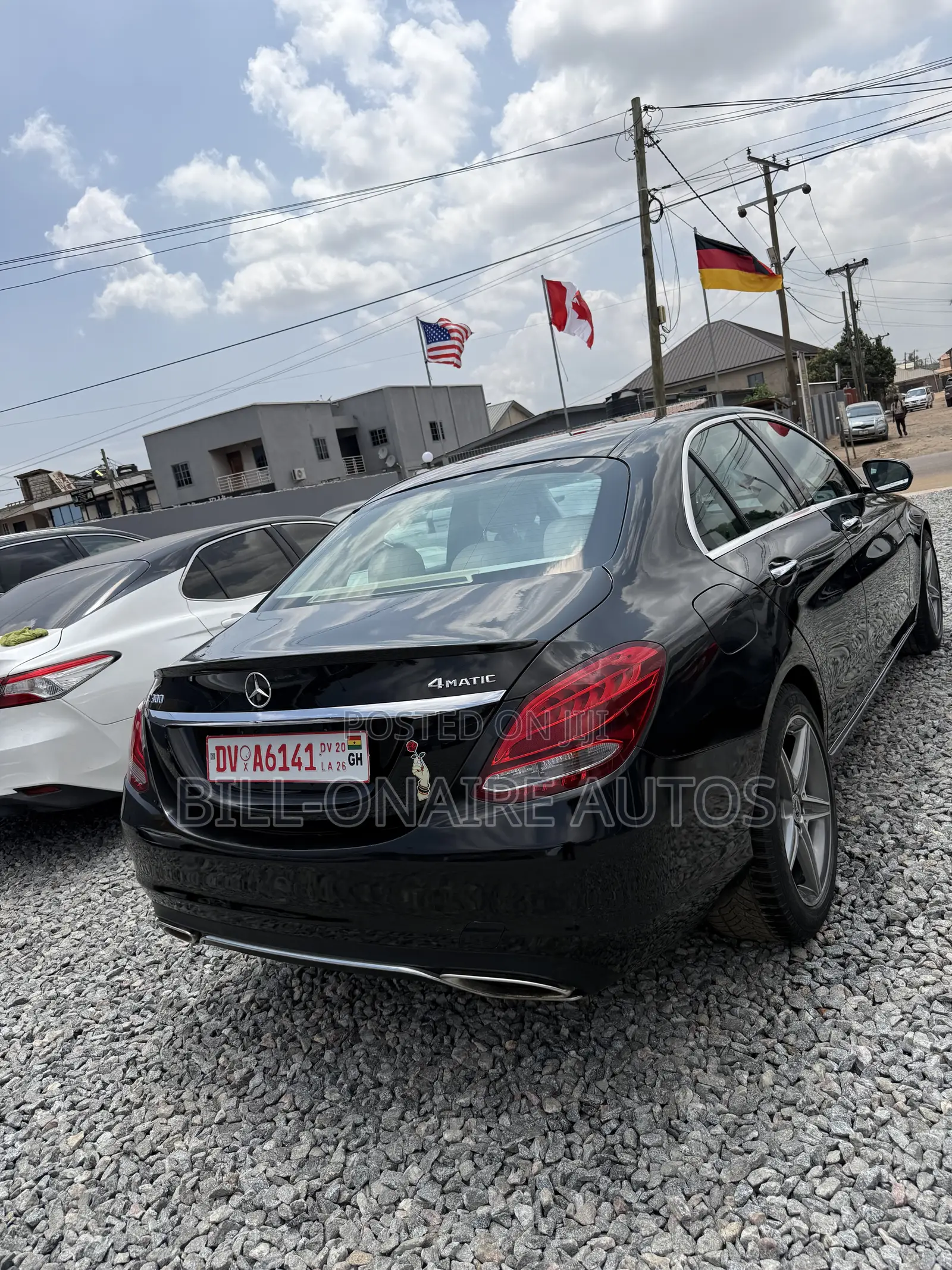 Mercedes-Benz C300 Luxury 4Matic Sedan AWD (2.0L 4cyl 7A) 2016 Black