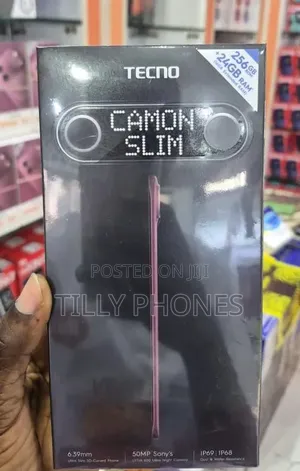 New Tecno Camon Slim 256 GB Black