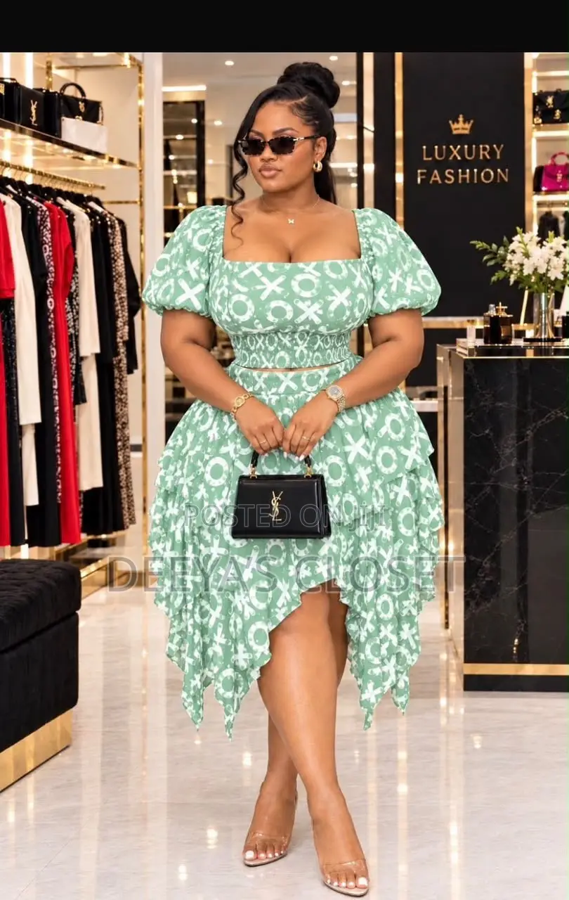 Handkerchief Cotton Skirt and Top