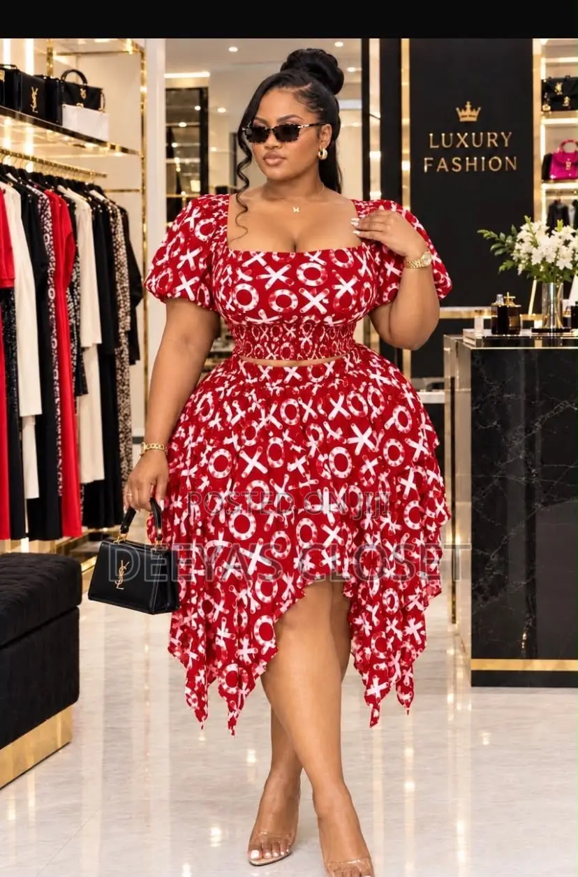 Handkerchief Cotton Skirt and Top