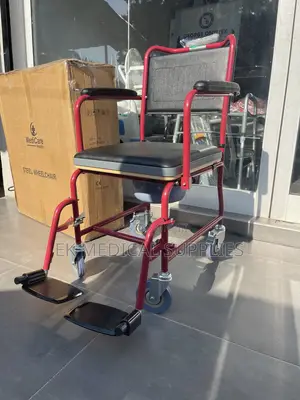 Commode Wheelchair With Wheels