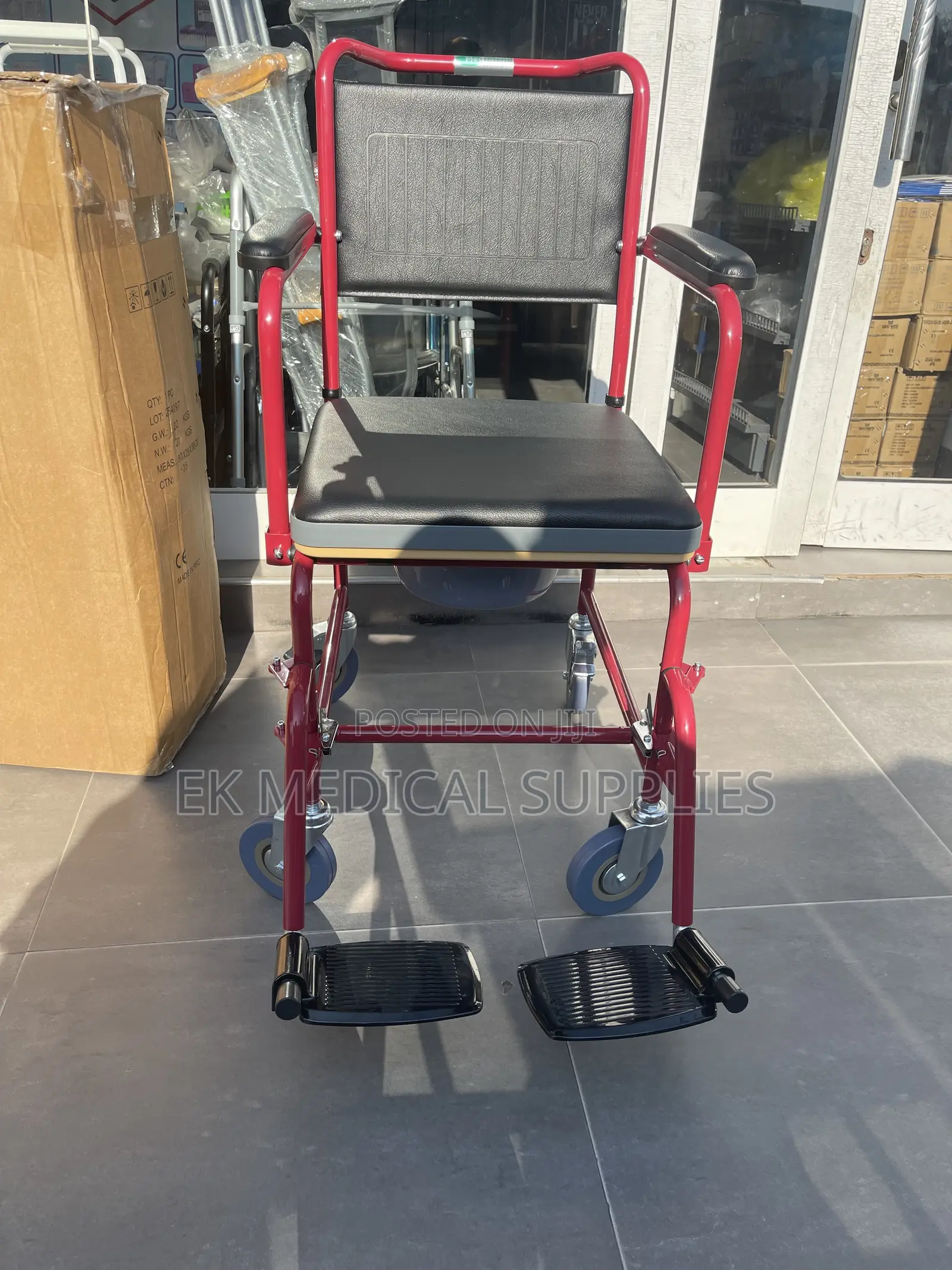 Commode Wheelchair With Wheels