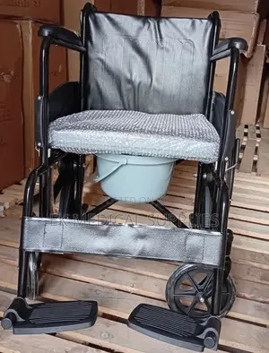 Commode Wheel Chair (Short Back)