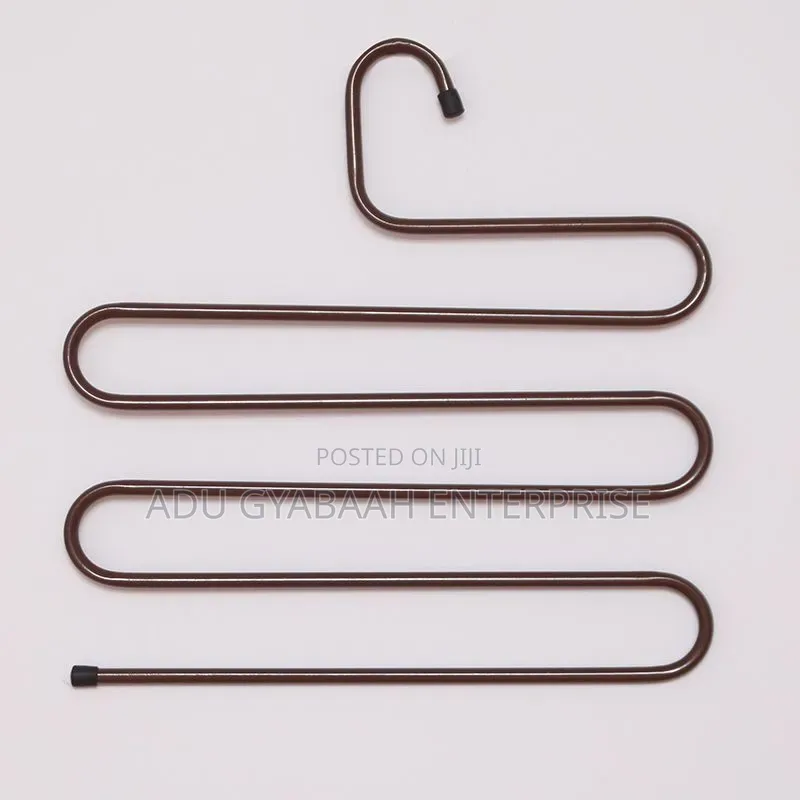 S-Type Multi-Layer Metal Hanger for Trousers, Scarves Ties