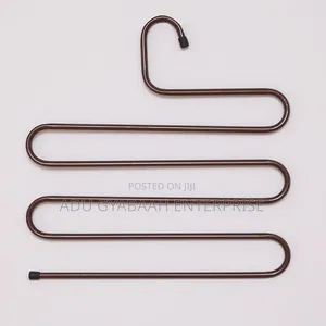 S-Type Multi-Layer Metal Hanger for Trousers, Scarves Ties