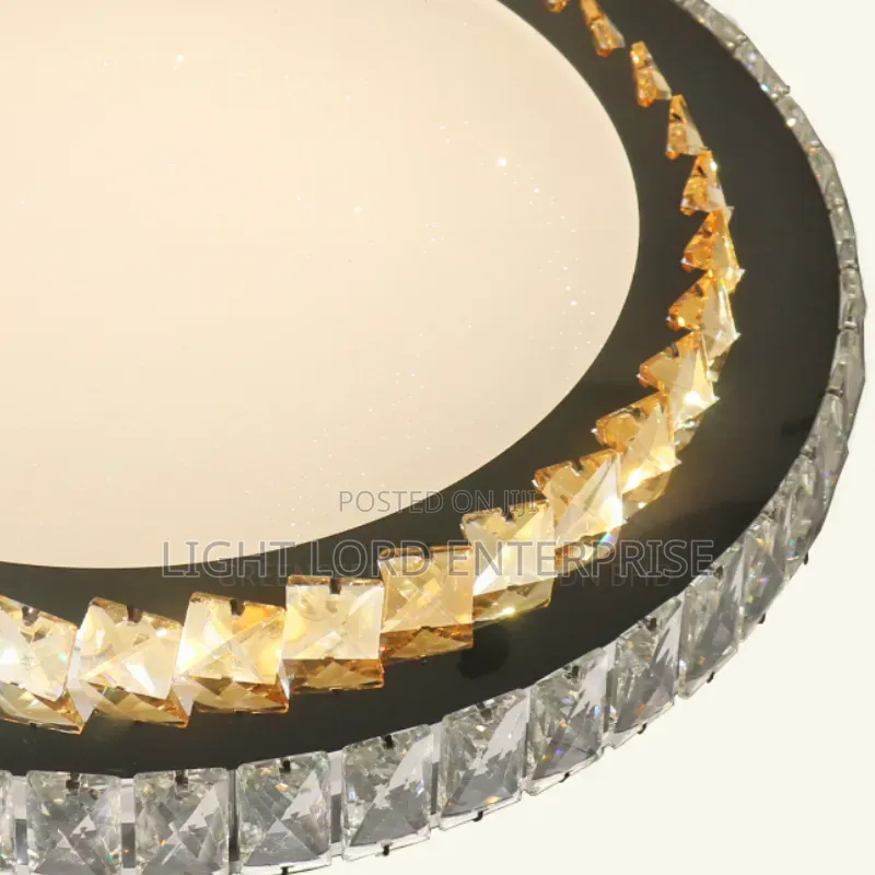 Micky Crystal Clear Led 3color Chandelier Light