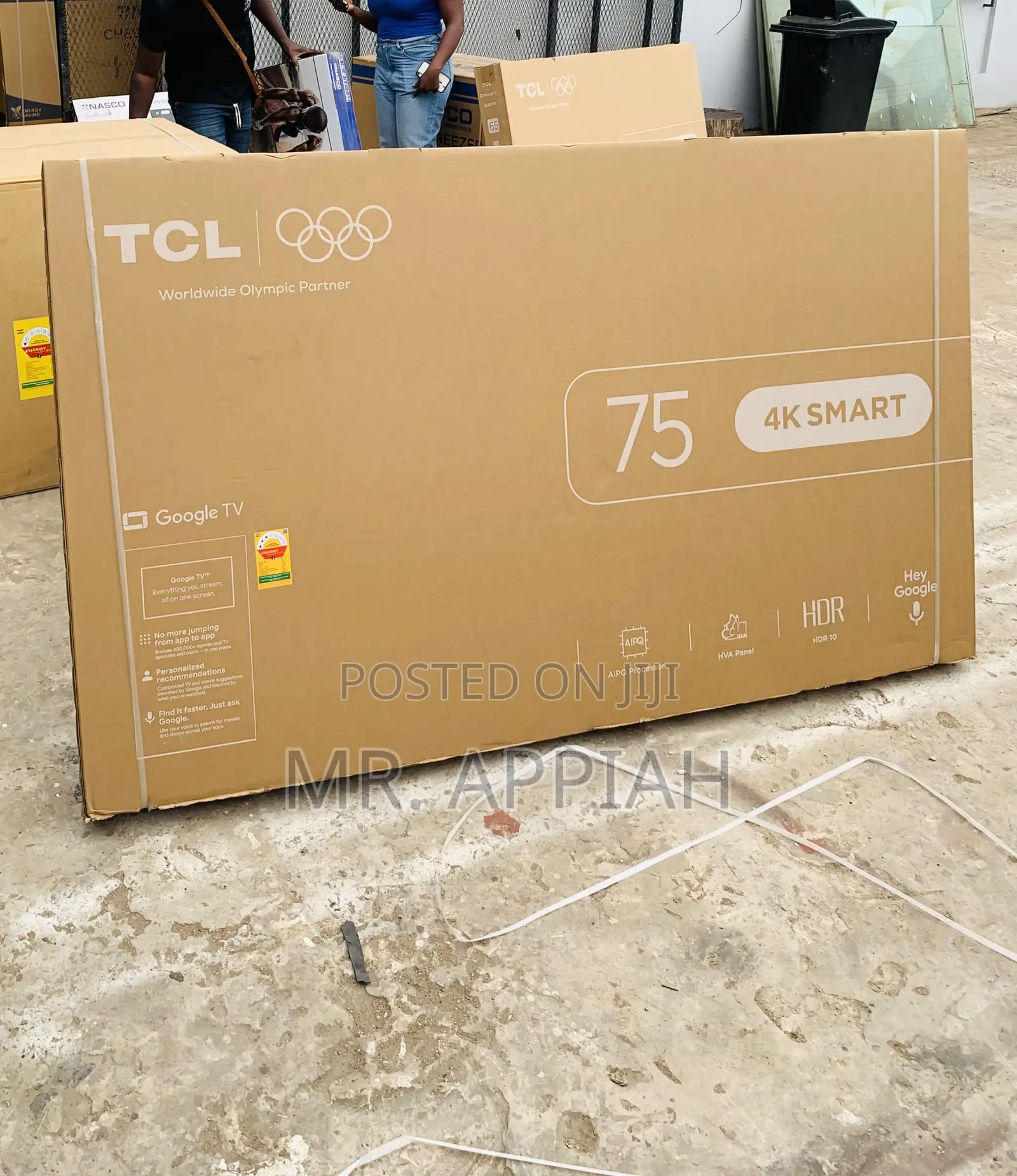 Super Affordable TCL 65” Qled 4k Smart Android Television 