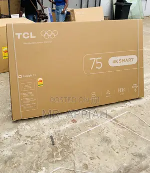 Super Affordable TCL 65” Qled 4k Smart Android Television 