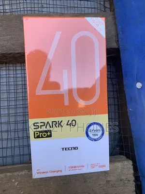 New Tecno Spark 40 Pro+ 256 GB Black